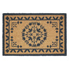 Charleston Mosaic Charcoal Coir Rug Rect 20x30 **BACKORDERED UNTIL MARCH 2025**