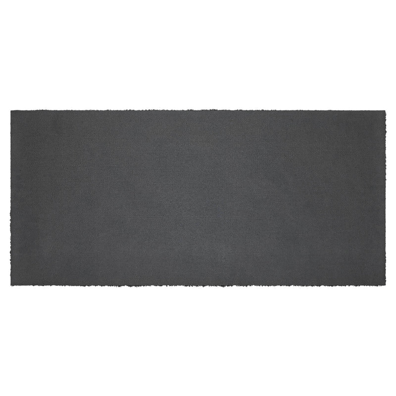 Welcome To Our Home Black Tan Coir Rug Rect 17x36 **BACKORDERED UNTIL MARCH 2025**