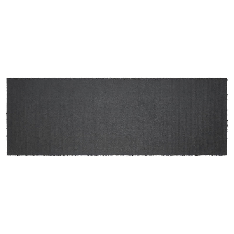 Welcome To Our Home Black Tan Coir Rug Rect 17x48 **BACKORDERED UNTIL MARCH 2025**