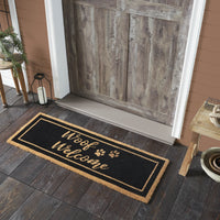 Woof Welcome Coir Rug Rect 17x48 **BACKORDERED UNTIL MARCH 2025**