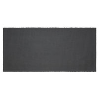 Black Check Stars Coir Welcome Rug Rect 17x36 **BACKORDERED UNTIL MARCH 2025**