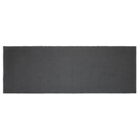 Black Check Stars Coir Welcome Rug Rect 17x48 **BACKORDERED UNTIL MARCH 2025**