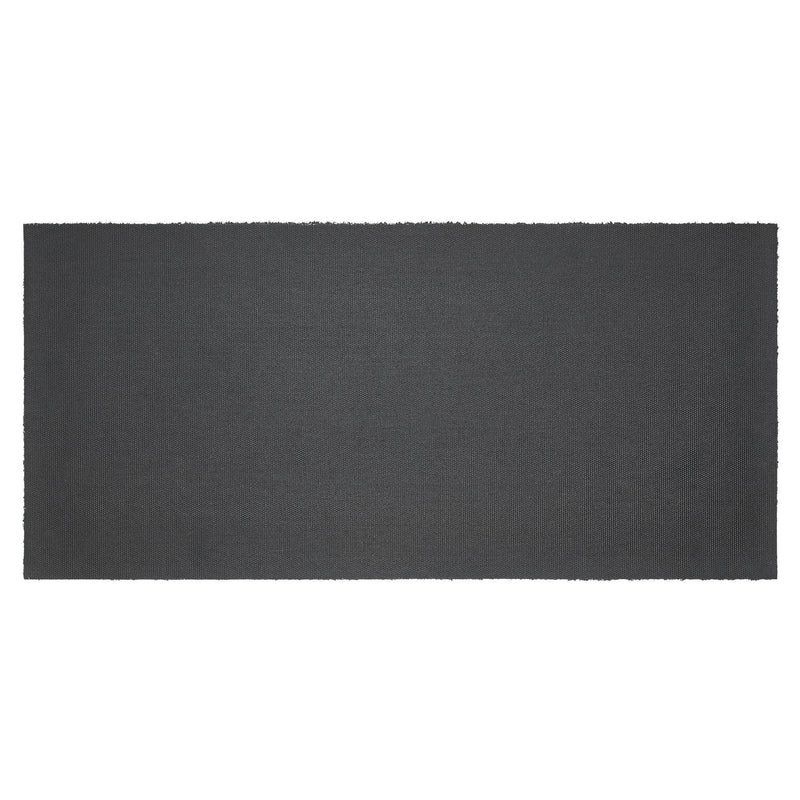 Welcome To Our Home Charcoal Stripes Coir Rug Rect 17x36 **BACKORDERED UNTIL MARCH 2025**