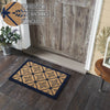 Charleston Mosaic Blue Coir Rug Rect 20x30 **BACKORDERED UNTIL MARCH 2025**