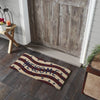 RWB Flag Stripes Coir Welcome Rug Rect 17x36 **BACKORDERED UNTIL MARCH 2025**