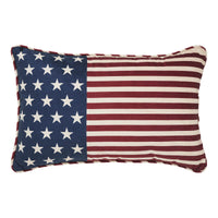 Stars & Stripes Pillow 14x22 **BACKORDERED UNTIL MARCH 2025**