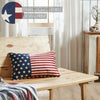 Stars & Stripes Pillow 14x22 **BACKORDERED UNTIL MARCH 2025**