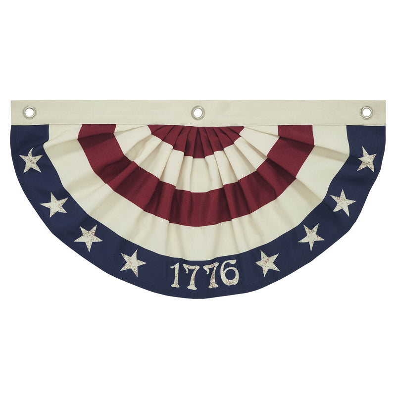 My Country 1776 USA Bunting Flag 12x24 **BACKORDERED UNTIL MARCH 2025**