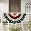 My Country 1776 USA Bunting Flag 18x36