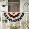 My Country 1776 USA Bunting Flag 18x36 **BACKORDERED UNTIL MARCH 2025**