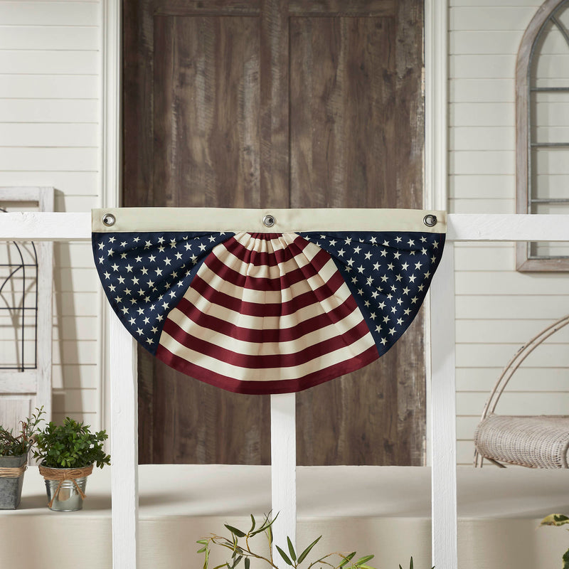 My Country Stars & Stripes Bunting Flag 12x24