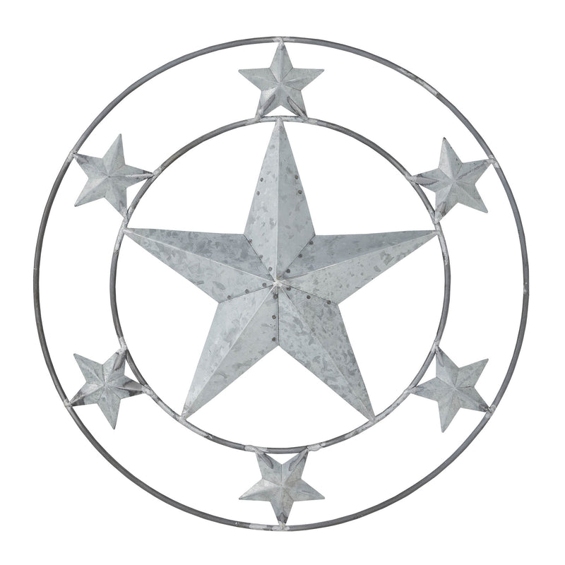 Metal Stars Round Wall Hanging 12.5x12.5 **BACKORDERED UNTIL MARCH 2025**