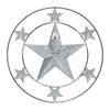 Metal Stars Round Wall Hanging 12.5x12.5 **BACKORDERED UNTIL MARCH 2025**