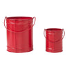 Votive Candle Holder w/ Star Cutout Barn Red Set of 2 Sizes **BACKORDERED UNTIL MARCH 2025**