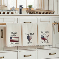 The Land That I Love Tea Towel Set of 3 16x28