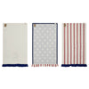 Hatteras Stars GBA Ruffled Tea Towel Set of 3 16x28 **BACKORDERED UNTIL MARCH 2025**