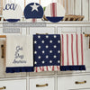 Hatteras Stars GBA Ruffled Tea Towel Set of 3 16x28 **BACKORDERED UNTIL MARCH 2025**