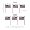 My Country American Flag Picks Set of 3 10.5x6 **BACKORDERED UNTIL MARCH 2025**