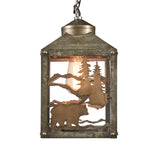 FORESTER'S PENDANT LAMP 11.5"H X 7"SQ