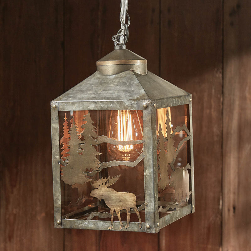 FORESTER'S PENDANT LAMP 11.5"H X 7"SQ