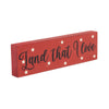 Land That I Love w/ White Stars MDF Block Sign 3x10x1 **BACKORDERED UNTIL MARCH 2025**