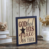 God Shed His Grace On Thee Framed MDF Wall Sign 12x10