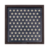 White Stars On Navy MDF Coaster w/ Container Set of 6 4x4 **BACKORDERED UNTIL MARCH 2025**