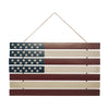 USA Flag Stacked MDF Wall Hanging 12x20 **BACKORDERED UNTIL MARCH 2025**