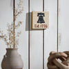 My Country Blue Liberty Bell Est 1776 MDF Block Sign 6x6x1 **BACKORDERED UNTIL MARCH 2025**