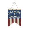 God Bless America Dovetail Flag MDF Wall Hanging 8x6 **BACKORDERED UNTIL MARCH 2025**