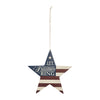 My Country Let Freedom Ring MDF Star Ornament 6x6x0.25 **BACKORDERED UNTIL MARCH 2025**