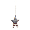 My Country Let Freedom Ring MDF Star Ornament 6x6x0.25 **BACKORDERED UNTIL MARCH 2025**