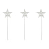 Painted Metal American Flag Theme Star on Pick Set of 3 12x3.5 **BACKORDERED UNTIL MARCH 2025**