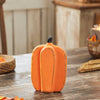Tall Orange Wooden Pumpkin 8x5x2