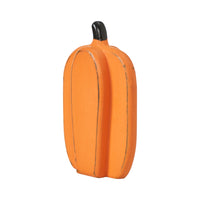 Tall Orange Wooden Pumpkin 8x5x2