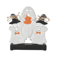 Halloween Haunting Wooden Ghouls 8.5x7.5x2