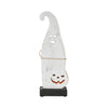 Happy Jack-O-Lantern Wooden Ghost 12.5x4.25x2