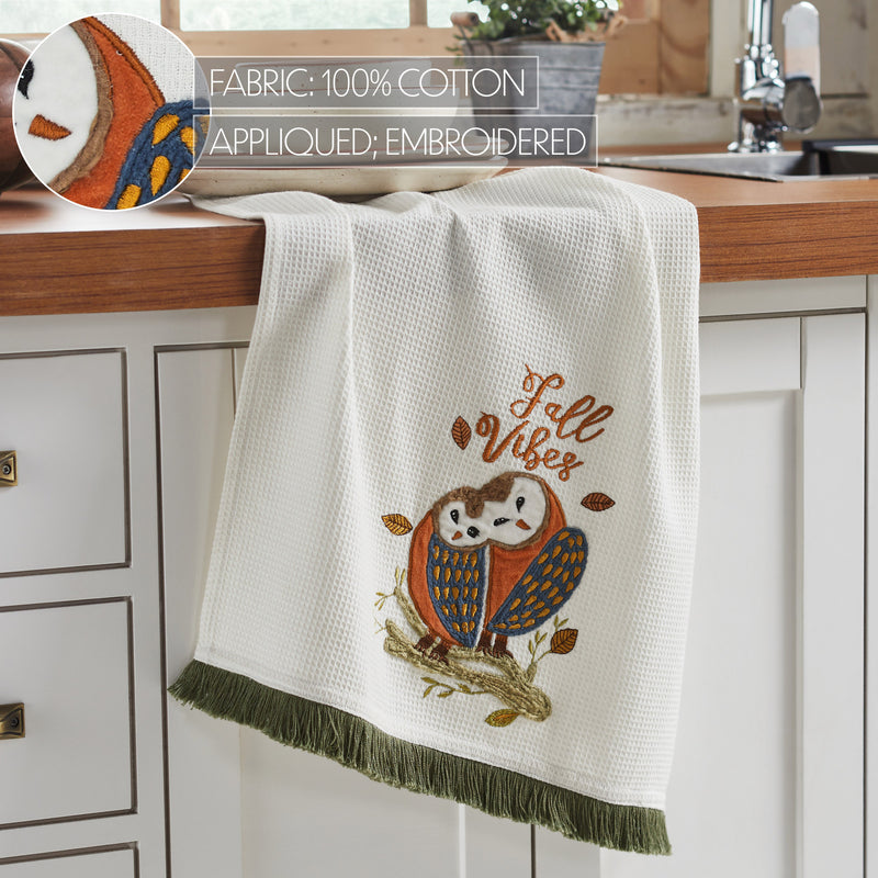 Fall Vibes Tea Towel 19x28
