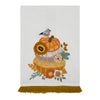Pumpkin Floral Tea Towel 19x28