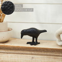 Black Metal Crow 3.5x6.25x3