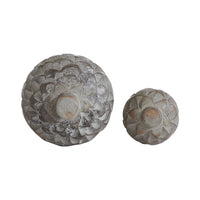 Wooden Acorn Set of 2 - 2.75 and 4.5 inch **BACKORDERED UNTIL JUNE 2025**