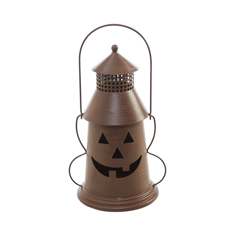 Halloween Lantern Tealight Holder Bronze 12x8x6