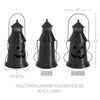 Halloween Lantern Tealight Holder Black 12x8x6