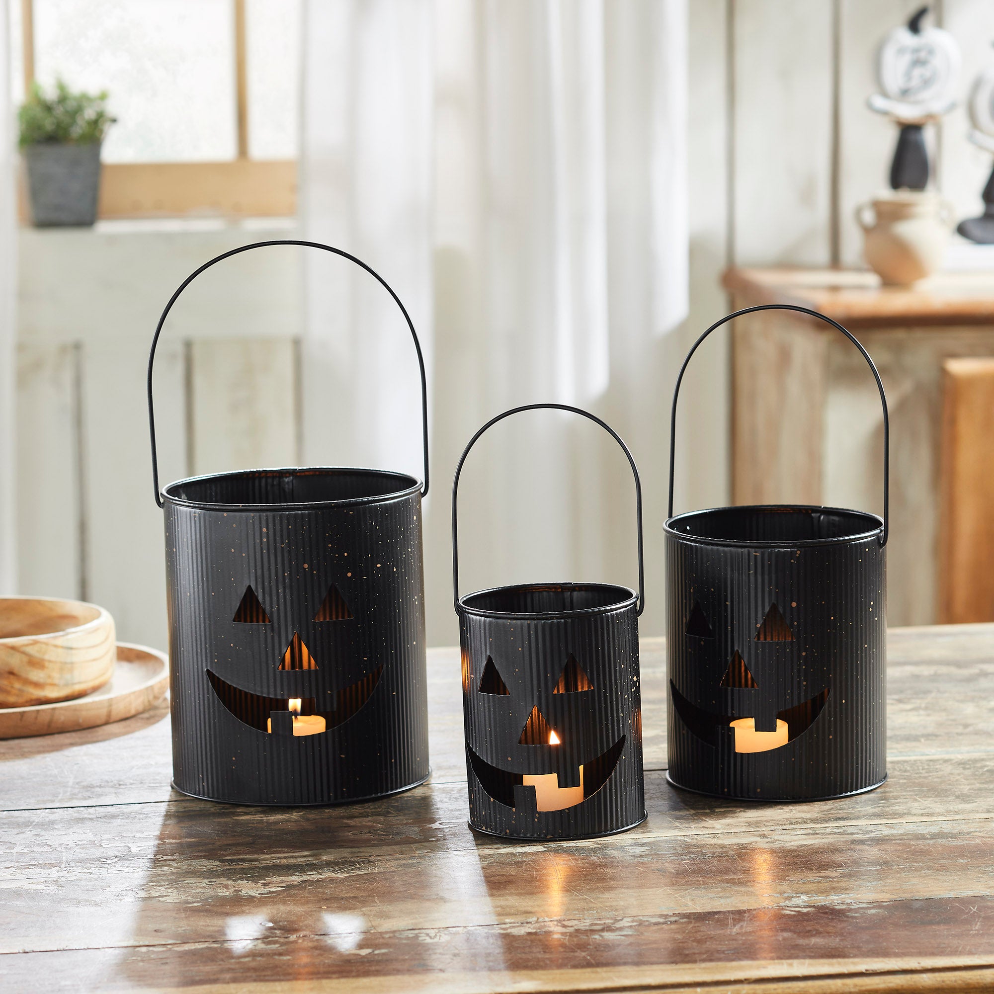 VHC Brands Jack-O-Lantern Bucket - Thumbnail 5