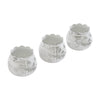 Jack-O-Lantern Candle Holder Antique White Set of 3 - 3x3.5x3.5