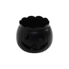 Jack-O-Lantern Candle Holder Black 4.25x5.25x5.25 **BACKORDERED UNTIL AUGUST 2025**