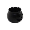Jack-O-Lantern Candle Holder Black 4.25x5.25x5.25 **BACKORDERED UNTIL AUGUST 2025**