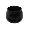 Jack-O-Lantern Candle Holder Black 6.25x7.5x7.5 **BACKORDERED UNTIL AUGUST 2025**