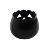 Jack-O-Lantern Candle Holder Black 6.25x7.5x7.5 **BACKORDERED UNTIL AUGUST 2025**