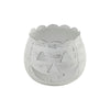 Jack-O-Lantern Candle Holder Antique White 6.25x7.5x7.5 **BACKORDERED UNTIL AUGUST 2025**